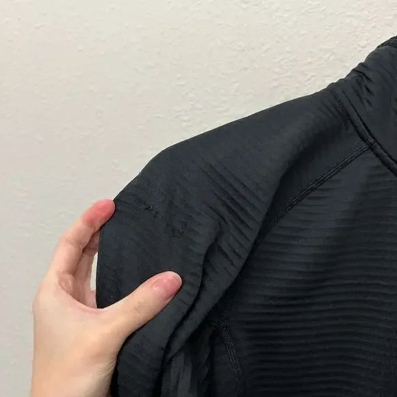 outdoor research black women's tech grid quarter zip fleece pullover thermal top - Picture 3 of 7